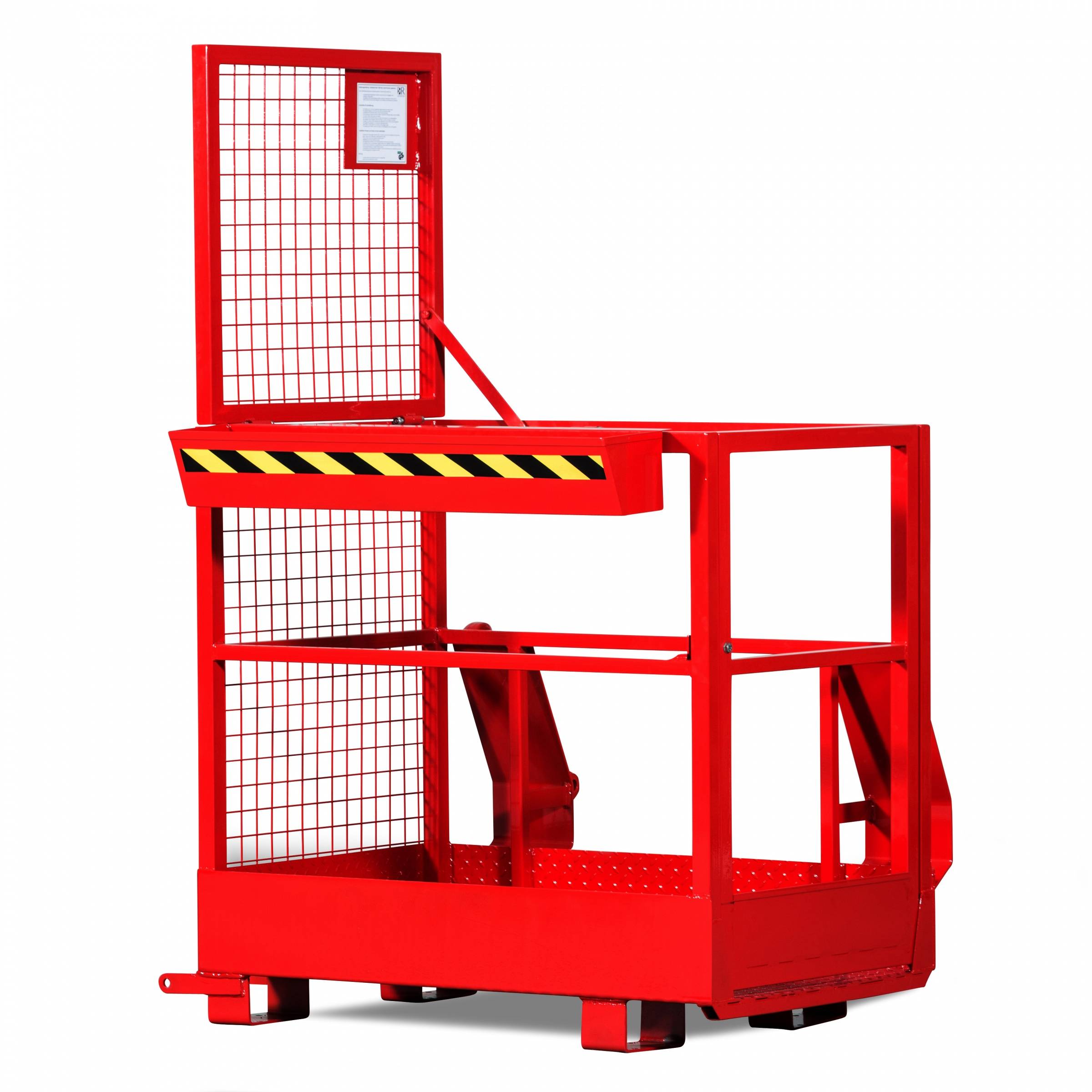 RR Industrietechnik Arbeitskorb Typ RAK-Multi 800x1200x1910mm RAL 3000 Feuerrot-0