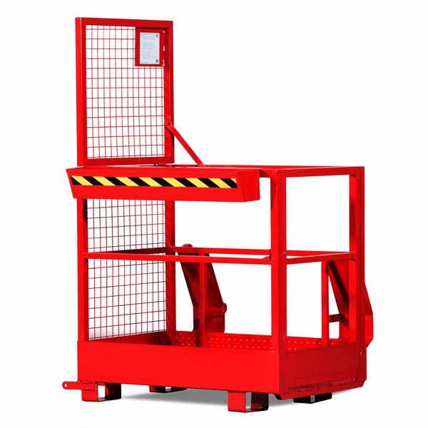 RR Industrietechnik Arbeitskorb Typ RAK-Multi 800x1200x1910mm RAL 3000 Feuerrot