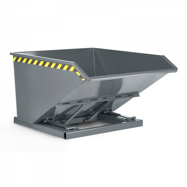 RR Industrietechnik Muldenkipper Typ RTK-50 830x1450x780mm 500dm³ RAL 7005 Mausgrau