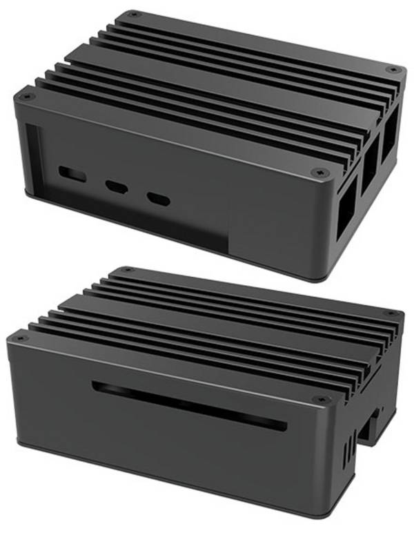 Akasa Pi-5 Pro Gehäuse (für Raspberry Pi 5, Lüfterlos) [A-RA13-M2B]