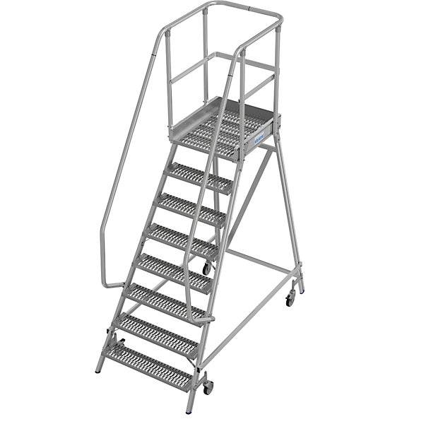 Podestleiter mit R13-Rutschhemmung mit einseitigem Aufstieg 8 Stufen inkl. Plattform. Krause-Werk GmbH & CO. KG-0