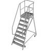 Podestleiter mit R13-Rutschhemmung mit einseitigem Aufstieg 8 Stufen inkl. Plattform. Krause-Werk GmbH & CO. KG