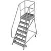 Podestleiter mit R13-Rutschhemmung mit einseitigem Aufstieg 7 Stufen inkl. Plattform. Krause-Werk GmbH & CO. KG