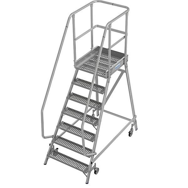 Podestleiter mit R13-Rutschhemmung mit einseitigem Aufstieg 7 Stufen inkl. Plattform. Krause-Werk GmbH & CO. KG