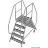 Podestleiter mit R13-Rutschhemmung mit beidseitigem Aufstieg 2x5 Stufen inkl. Plattform. KRAUSE 78743749