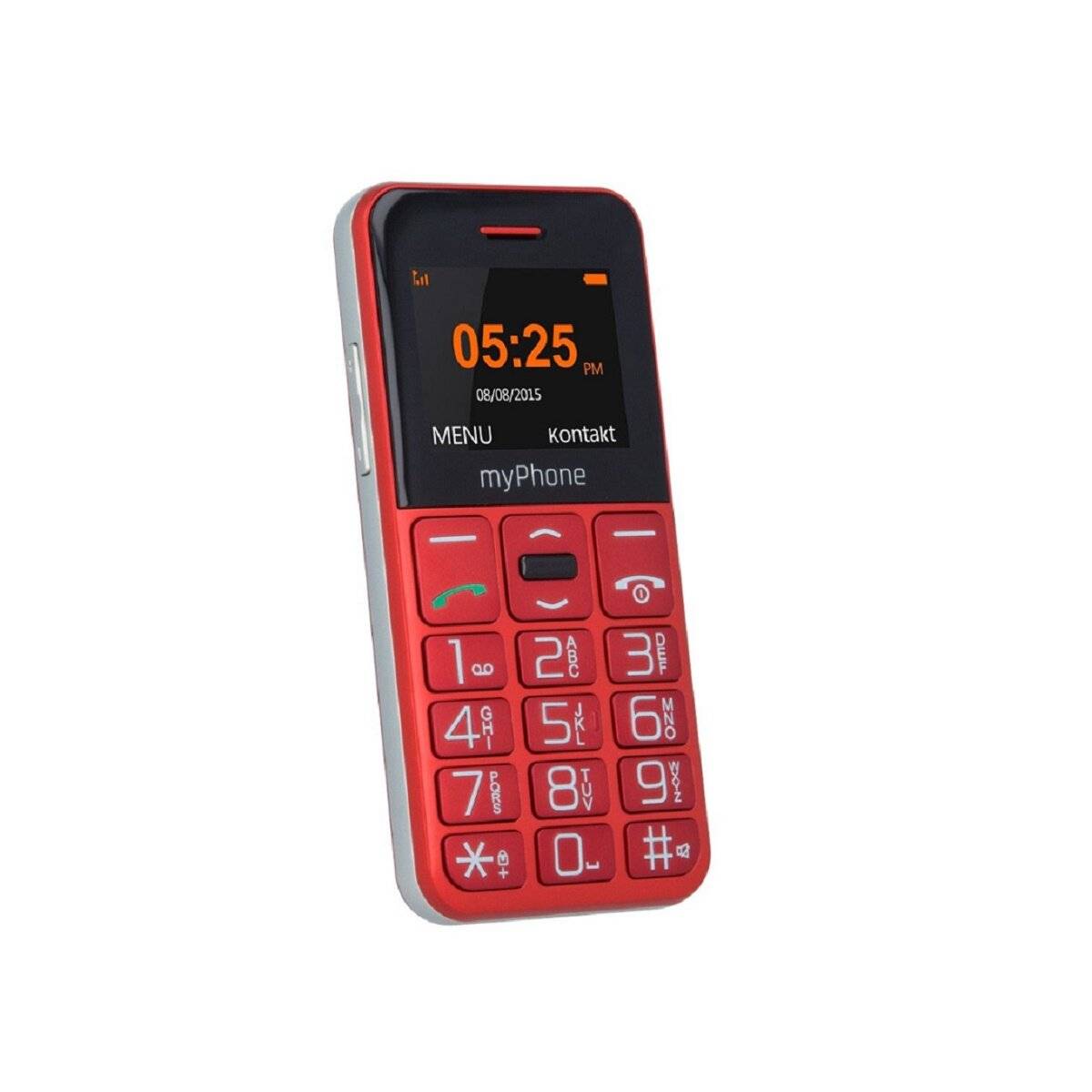 myPhone Halo Easy Mobiltelefon 1.77"-Display, 1000 mAh, 0,3 Mpx Kamera, 2G Rot-0