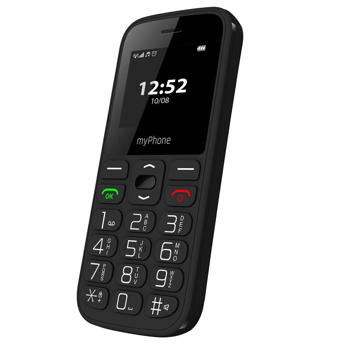myPhone Halo A Mobiltelefon 1.77"-Display, 800 mAh, Dual Sim, 0,3 Mpx Kamera, 2G Schwarz-2