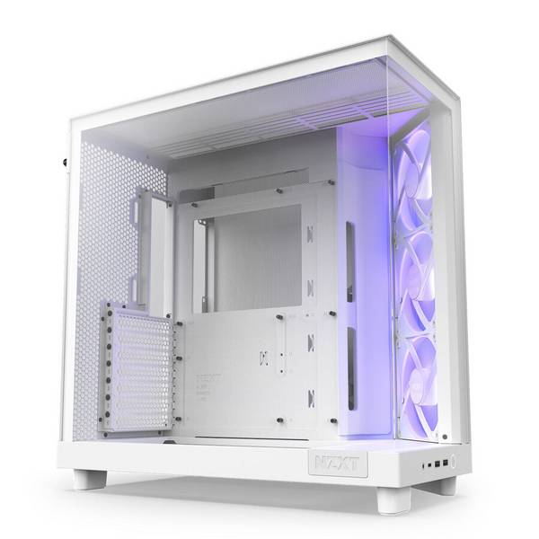 NZXT H6 Flow RGB Midi-Tower-Gehäuse weiß CC-H61FW-R1