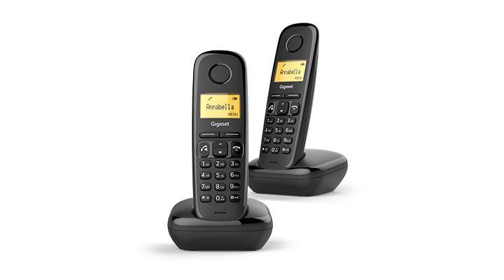 Gigaset A270 Duo DECT/Analogue Telephone Black - Telephone-0