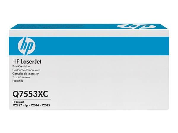 HP LaserJet Q7553X Contract Black Print Cartridge, 7000 Seiten, Schwarz, 1 Stück(e)