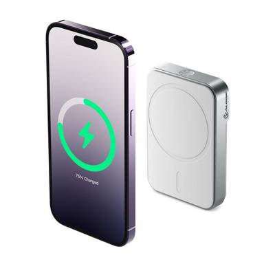 Alogic Matrix - Induktive Power Bank - 5000 mAh - 18 Watt - 12 A - Fast Charge (magnetisch, USB-C)-0