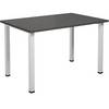 Mehrzwecktisch DUO-U gerade Platte Tiefe 800 mm Breite 1200 mm dunkelgrau weiß. TAKKT Industrial & Packaging