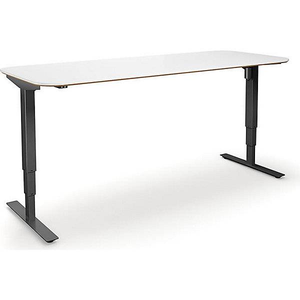 Schreibtisch Atlanta Trend elektrisch höhenverstellbar gerade abgerundete Ecken BxT 2000 x 800 mm-0