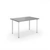 Mehrzwecktisch DUO-C gerade Platte HxT 700 - 800 x 800 mm Breite 1200 mm lichtgrau weiß. TAKKT Industrial &