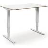 Schreibtisch Atlanta Trend elektrisch höhenverstellbar gerade BxT 1400 x 800 mm weiß/weiß. TAKKT Industrial &