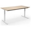 Mehrzwecktisch DUO-T Trend gerade Platte Tiefe 800 mm Breite 1600 mm Eiche / weiß. TAKKT Industrial &