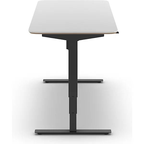 Schreibtisch Atlanta Trend elektrisch höhenverstellbar gerade abgerundete Ecken BxT 1800 x 800 mm-1
