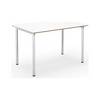 Mehrzwecktisch DUO-C Trend gerade Platte Tiefe 800 mm Breite 1200 mm weiß / weiß. TAKKT Industrial & Packaging