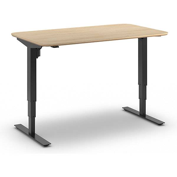 Schreibtisch Atlanta Trend elektrisch höhenverstellbar gerade abgerundete Ecken BxT 1400 x 800 mm-0