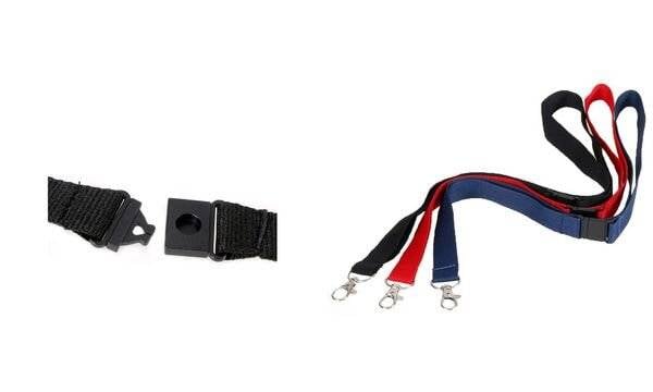 EUROPEL Textilband mit Karabiner, rot (71700546)