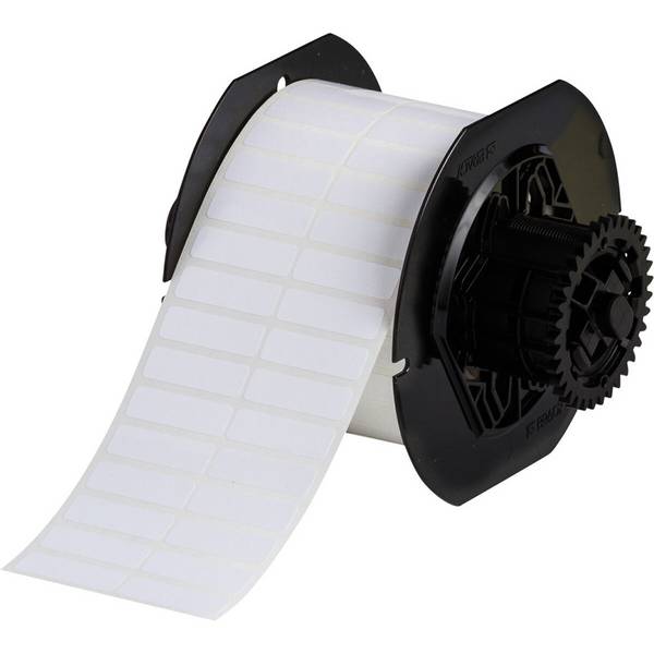 Polyimid-Kabeletiketten für den BBP33 Drucker • Weiß Matt • 31.75 x 9.53 mm