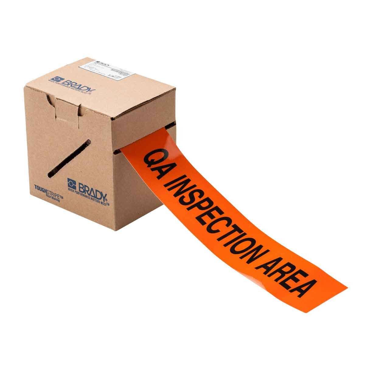 ToughStripe Bodenmarkierungsband QA INSPECTION AREA • Breite: 76.20 mm-0