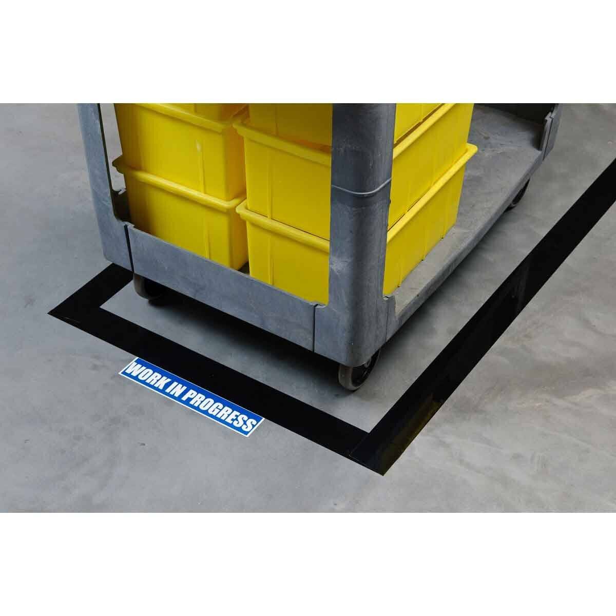 ToughStripe Bodenmarkierungsband QA INSPECTION AREA • Breite: 76.20 mm-1