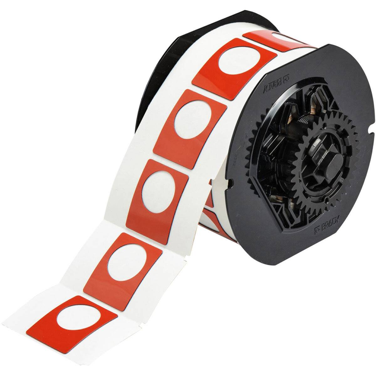 BBP3x Drucktasten ohne Stanzung • Rot • 38.1 x 30.48 mm mit Ausbruch 22.5 mm-0