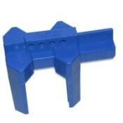 Große Kugelhahnabsperrung • Blau • 305 x 220 mm • Unnachgiebiges Polypropylen-1