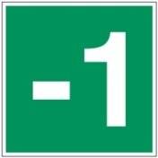 Erste Hilfe & Fluchtweg • Nummer -1 • PIC 373 (-1) • 148x148 mm • B-7541-1