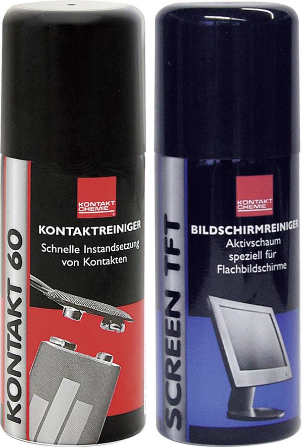 Kontakt Chemie KONTAKT 60 70004-AB + 80715-AI Kontaktreiniger inkl. TFT-Reiniger 100 ml 1 Set