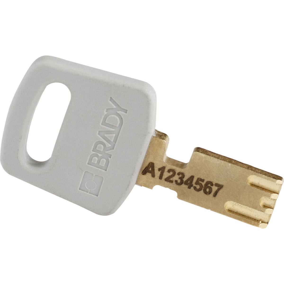 SafeKey-Vorhängeschlösser–Aluminium • 3 Stück • KA • Silber • Bügel: 38 mm-1
