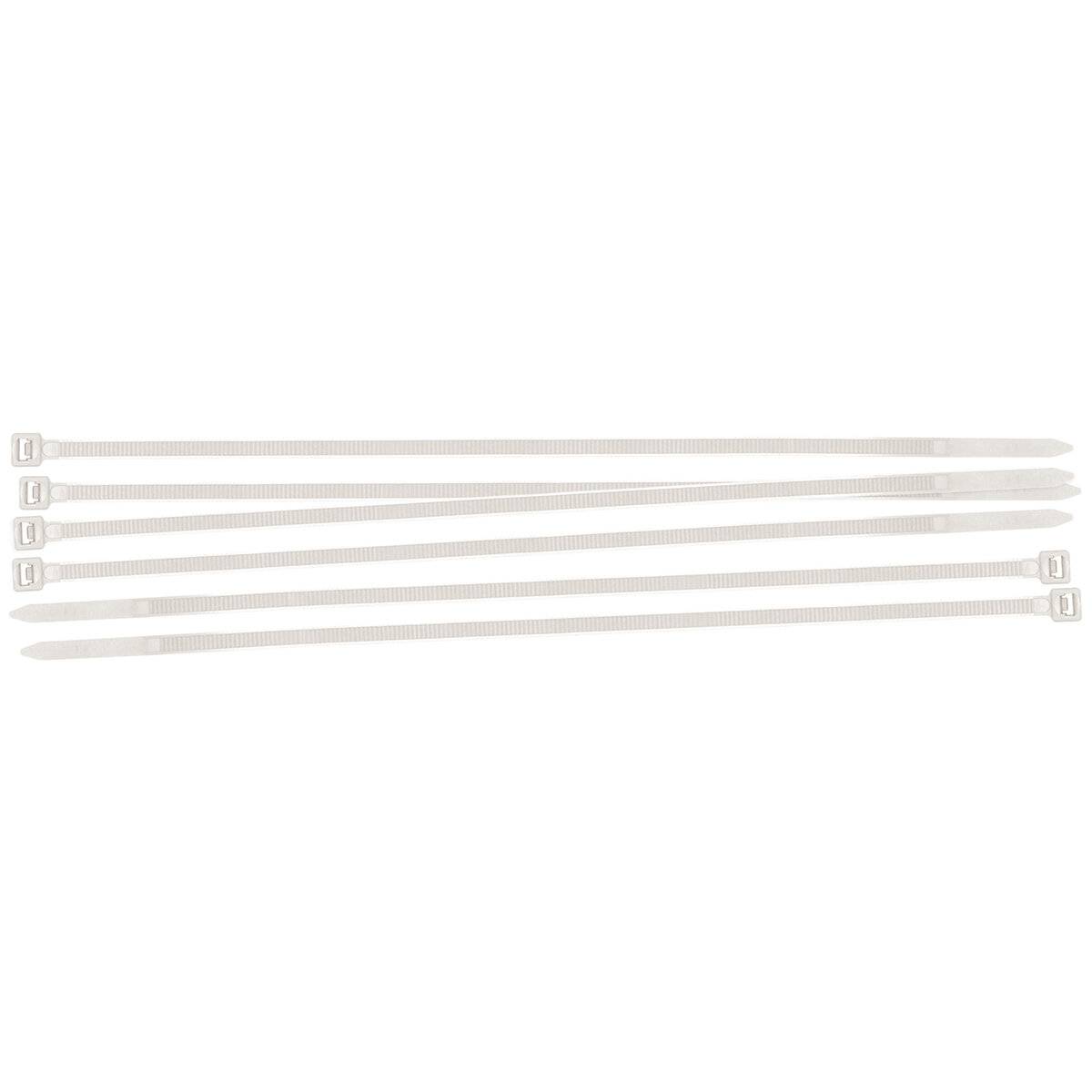 Leitungs- und Kabelbinder aus Nylon • Natur • Breite: 2.5 mm • Höhe: 135 mm-0