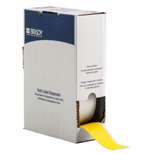 Brady Corporation Die Brady B-854 Toughwash TM Etiketten mit Metallerkkennnung sind stark haftend