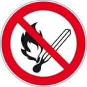 Verbot • PIC 201 • 100 mm • B-7541 • Feuer, offenes Licht und Rauchen verboten-1