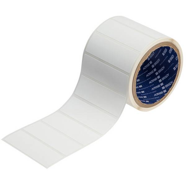 BradyJetJ4000 Polyesteretiketten • 76.20 mm x 25.40 mm • Weiß