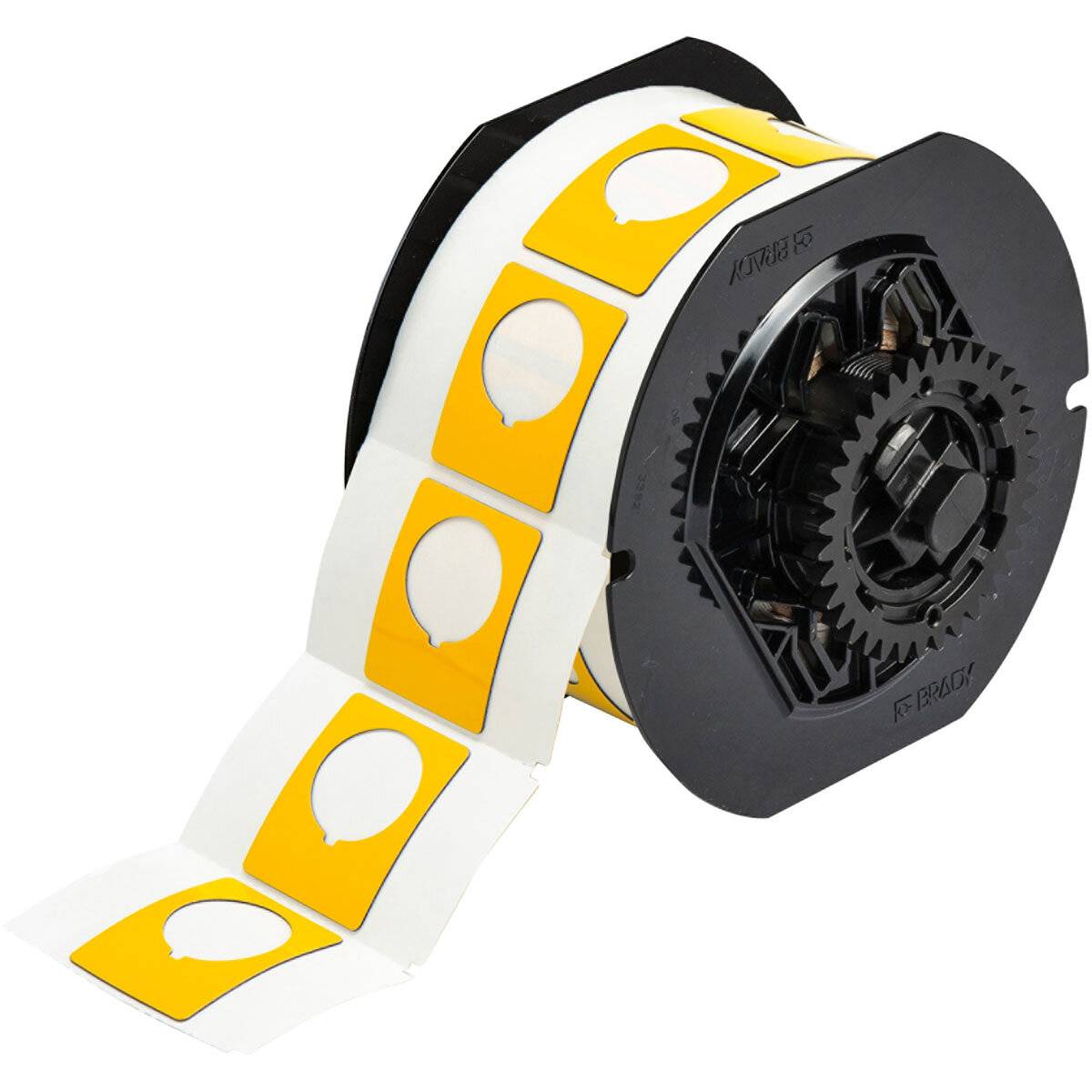 Etiketten für Taster, gelb, 38,1 x 30,48 mm, LochØ 22,50 mm, für i3300/i5300/BBP3x/S3xxx-5