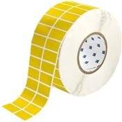 Thermotransferetiketten • Gelb • Breite: 38.1 mm • Höhe: 19.05 mm • Polymer •1-4