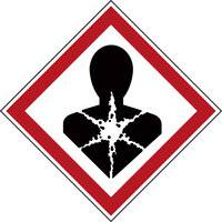 Gefahrstoff - GHS • PIC 1807 • 10x10 mm • B-7586 • Auf Karte • 96 Stück-0