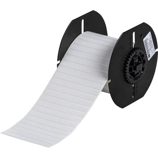 Polyimid-Kabeletiketten für den BBP33 Drucker • Weiß Matt • 6.35 x 6.35 mm