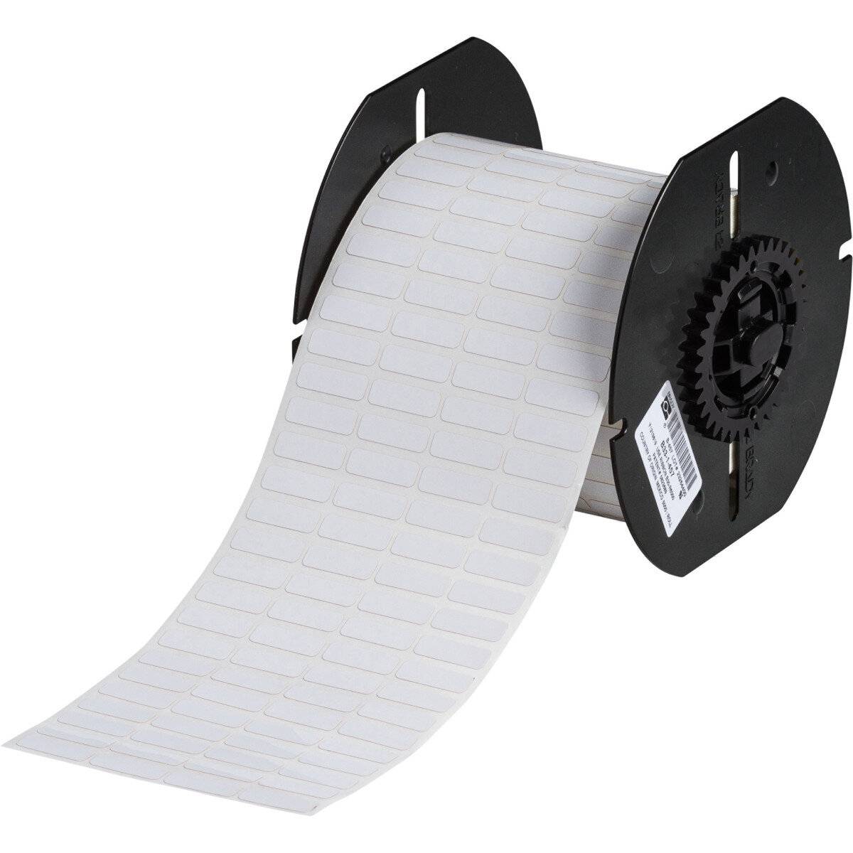 Polyimid-Kabeletiketten für den BBP33 Drucker • Weiß Matt • 19.05 x 6.35 mm-0
