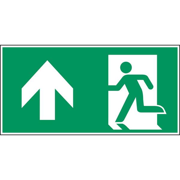 Erste Hilfe & Fluchtweg • Notausgang (links) • A0/E001 • 148x297 mm • B-7541