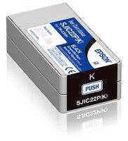 Epson SJIC22P(K): Ink cartridge for ColorWorks C3500 (Black) - Tinte auf Pigmentbasis - 1 Stück(e)-0