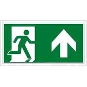 Erste Hilfe & Fluchtweg • Notausgang (rechts) • E002/A0 • 200x400 mm • B-7541-1