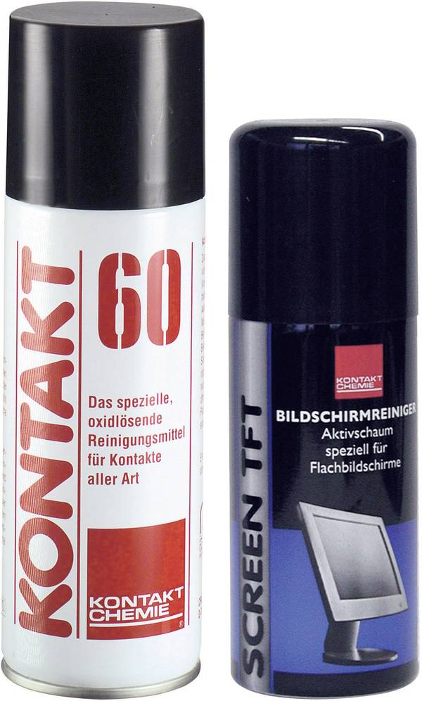 Kontakt Chemie KONTAKT 60 70013-AG + 80715-AI Kontaktreiniger inkl. TFT-Reiniger 100 ml 1 Set