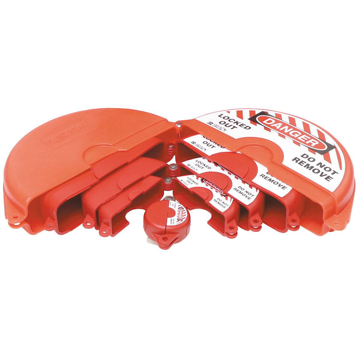 Absperr-Set für Durchgangsventile • Rot • Ventildurchmesser 25 mm - 330 mm-0