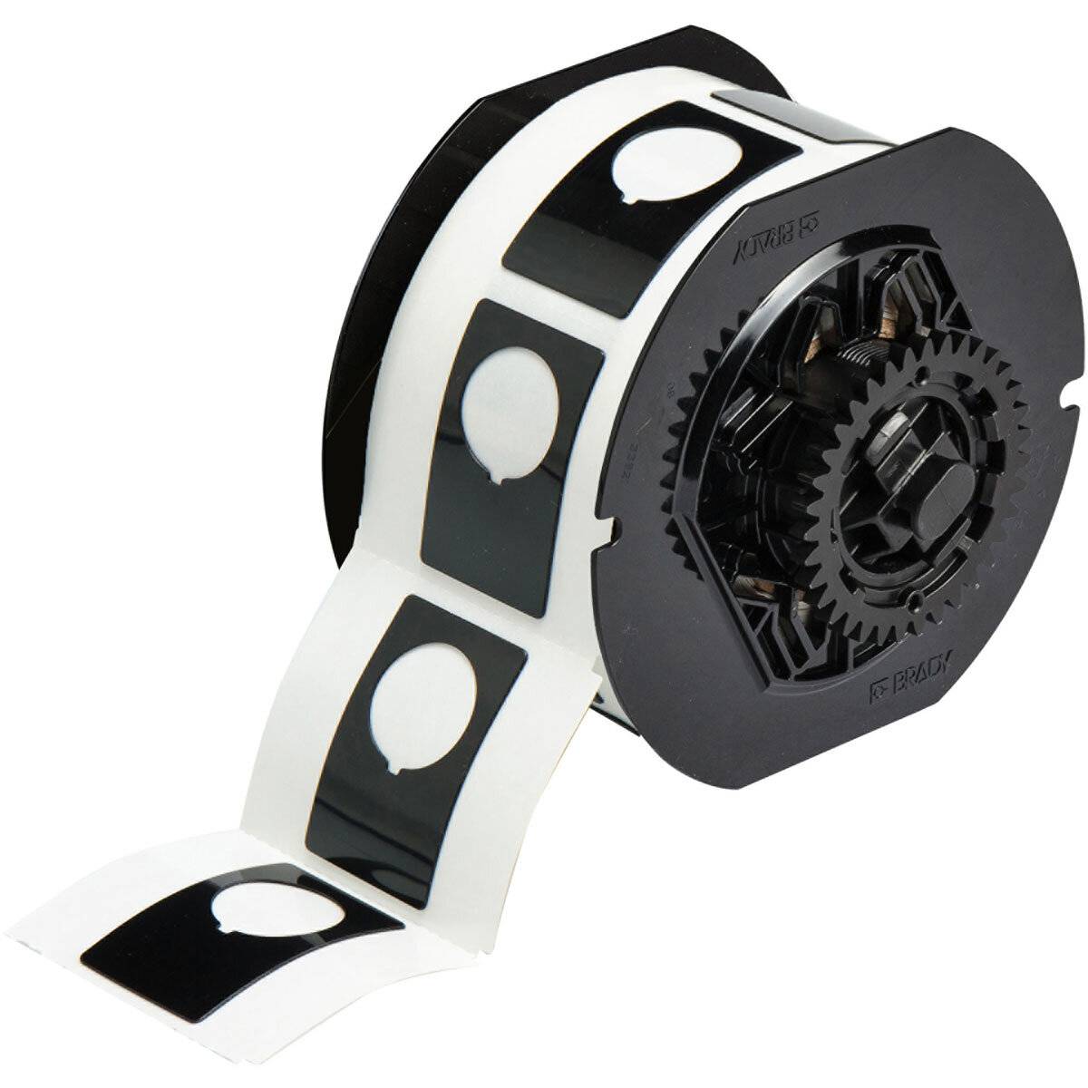 BBP3x Typenschilder–Drucktasten • Schwarz • 48.26 x 30.48 mm Ausbruch 22.5 mm-0
