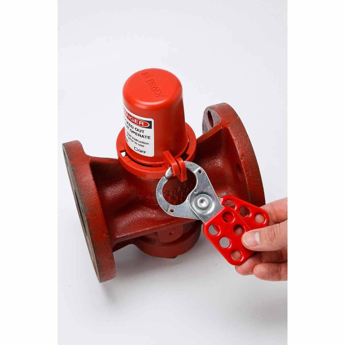 Kegelventil-Absperrung • Rot • 7/8 Zoll • Durchmesser: 81.4 mm-2