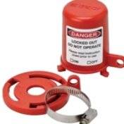 Kegelventil-Absperrung • Rot • 7/8 Zoll • Durchmesser: 81.4 mm-3