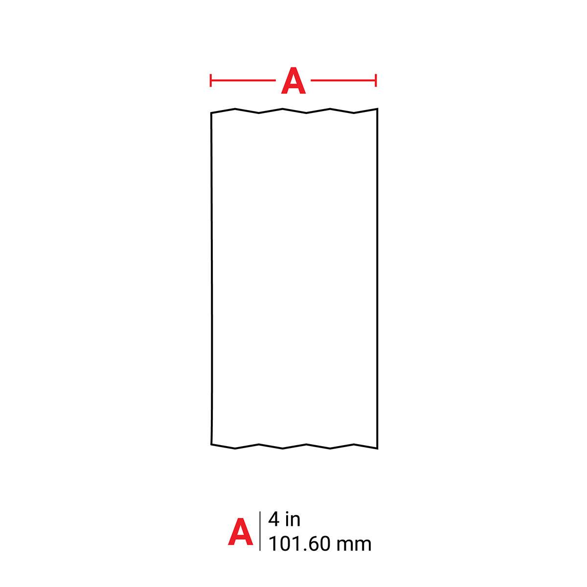 BradyJetJ4000 Polypropylenetiketten • 101.60 mm • Weiß-2